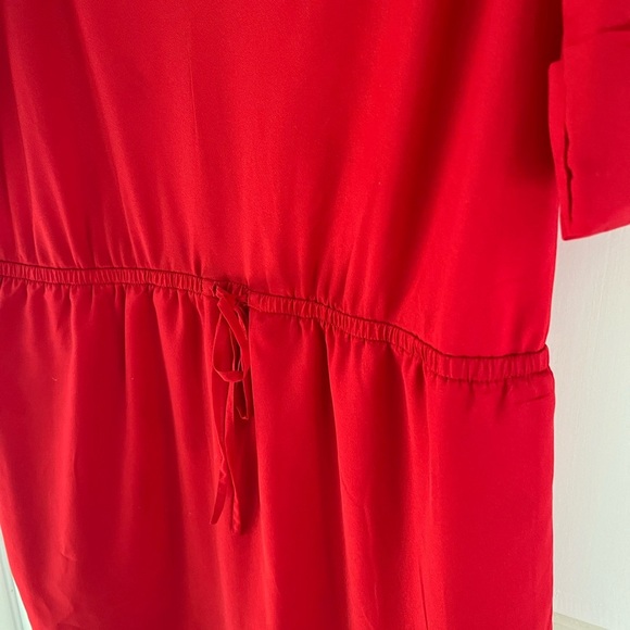 Outback Red Womens Medium Dress with drawstring waist and 2/3 length sleeves - Picture 4 of 8